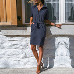 Half Sleeve Boho Summer Dresses