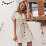 Vintage Button Dress