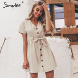Vintage Button Dress