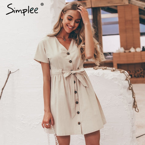 Vintage Button Dress