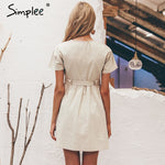 Vintage Button Dress
