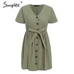 Vintage Button Dress