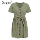 Vintage Button Dress